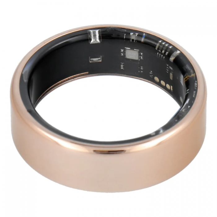 A-One Brand - Smart Ring Med Laddningsbox - Storlek 7 (17.3mm)-Guld