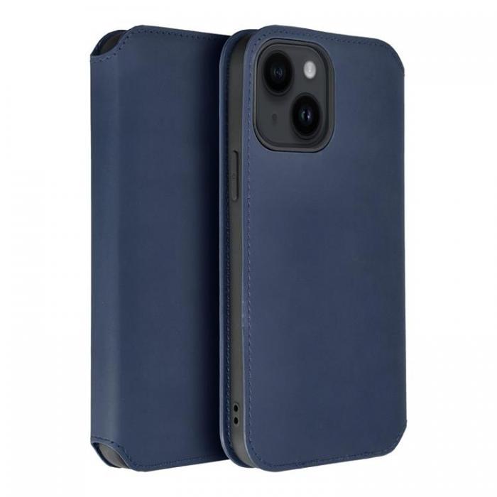 A-One Brand - iPhone 16 Plnboksfodral Dual Pocket - Marinbl