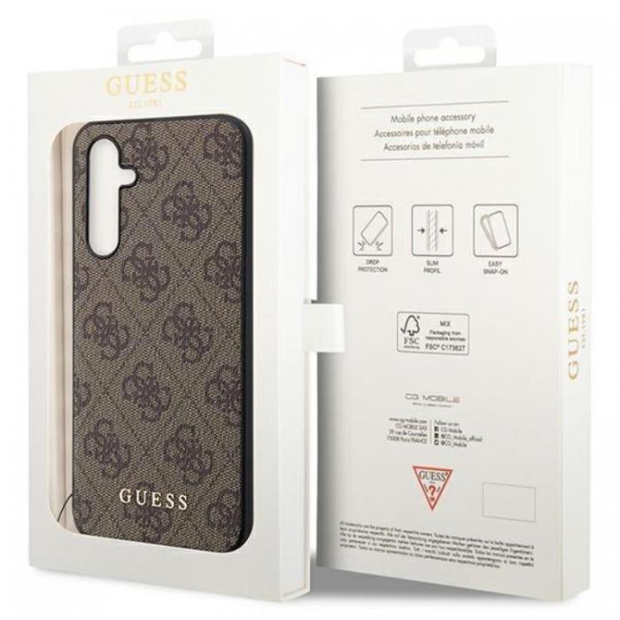 Guess - Guess Galaxy A54 5G Mobilskal 4G Charms Collection - Brun