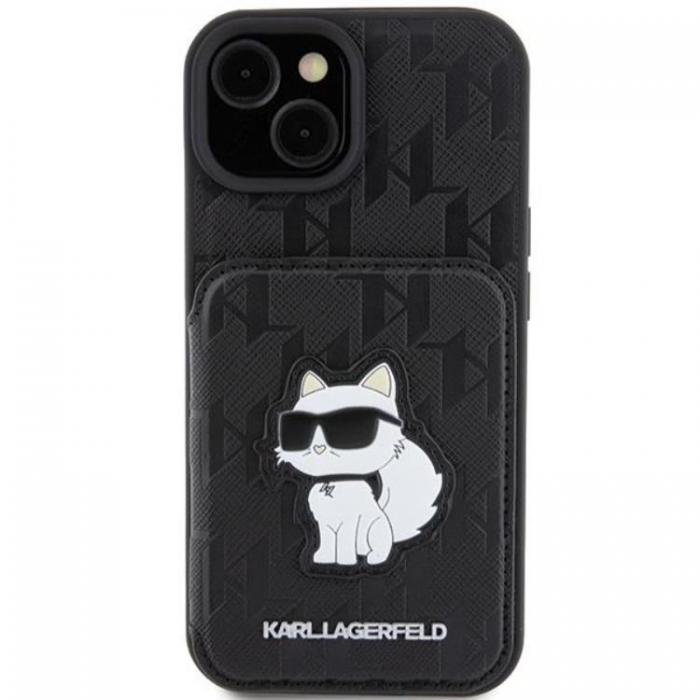 KARL LAGERFELD - Karl Lagerfeld iPhone 15 Mobilskal Korthllare Choupette