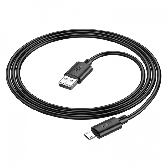 Hoco - Hoco USB-A Till Micro-USB Kabel 1m - Svart