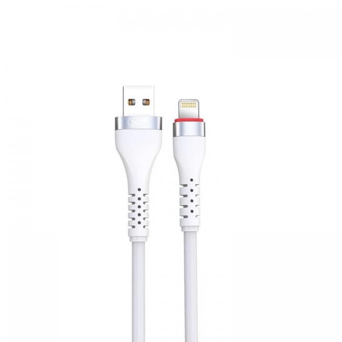 XO - XO USB-A Till Lightning Kabel 1m 2.4A NB213 - Vit