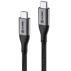 ALOGIC - ALOGIC Ultra USB-C till USB-C Kabel 1.5m 5A/480Mbps - Rymdgrå