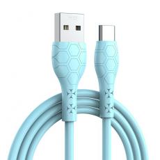 XO - XO USB-A Till USB-C Kabel 1m 2.4A NB240 - Blå