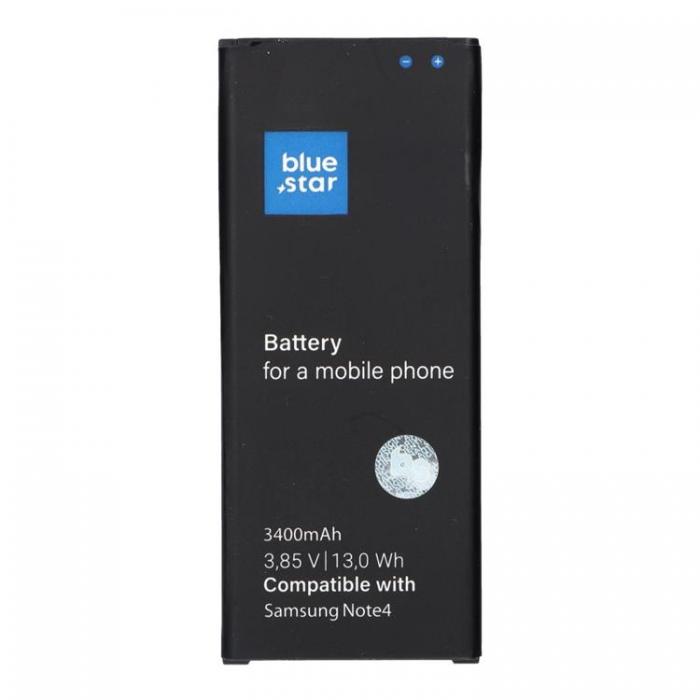 Blue Star - Blue Star Galaxy Note 4 Batteri N910 3400 mAh PREMIUM