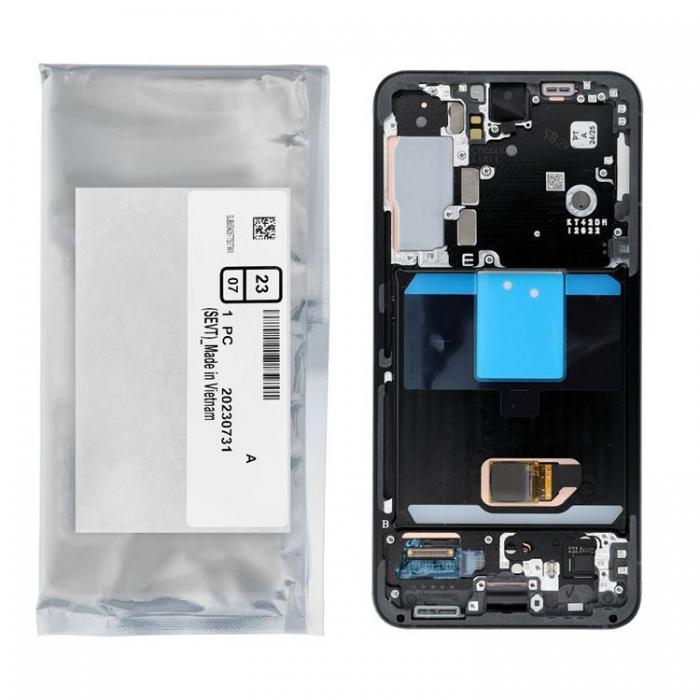 SpareParts - SAMSUNG S22 Skrm med LCD-display ServicePack S901 - Gr