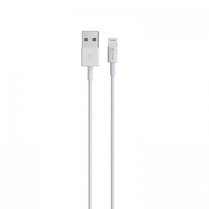 Comma - Comma USB Till Lightning 1m Kabel 2.4A Jub MFi - Vit