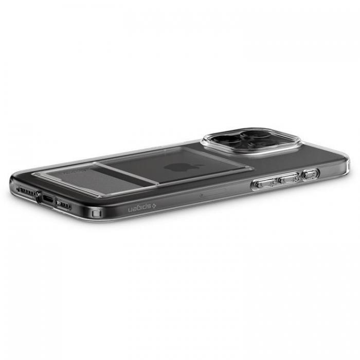 Spigen - Spigen iPhone 15 Pro Max Mobilskal Korthllare Crystal - Clear