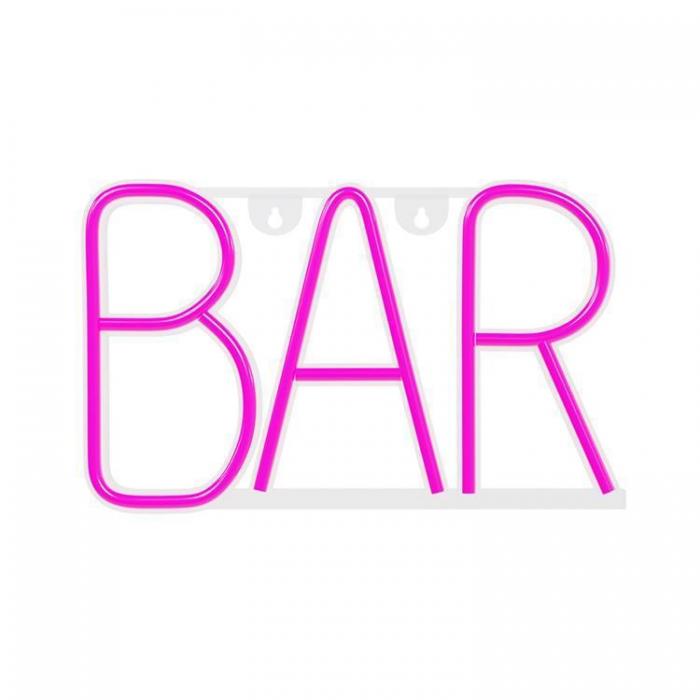 Forever Light - Forever Light LED Neon BAR Bat + USB FLNE24 - Rosa