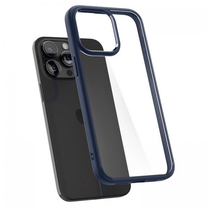 Spigen - Spigen iPhone 15 Pro Mobilskal Ultra Hybrid - Navy Bl