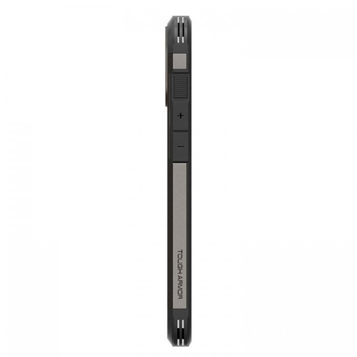 Spigen - Spigen iPhone 16 Mobilskal MagSafe Tough Armor - Gunmetal