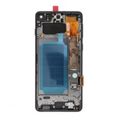 SpareParts - SAMSUNG S10 Skärm med LCD-display FixCell Renoverade - Svart