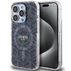 Guess - Guess iPhone 15 Pro Max Mobilskal Magsafe IML GCube - Svart