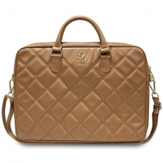 Guess - Guess Laptopväska 16" Quilted 4G - Brun