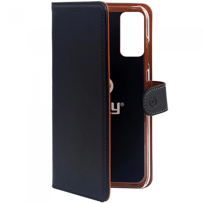 Celly - Wallet Case Galaxy A02s Svart