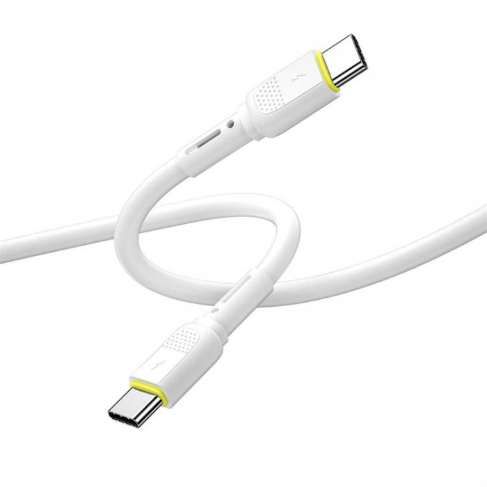 WIWU - WIWU USB-C Till USB-C 60W Kabel 1.2m - Vit