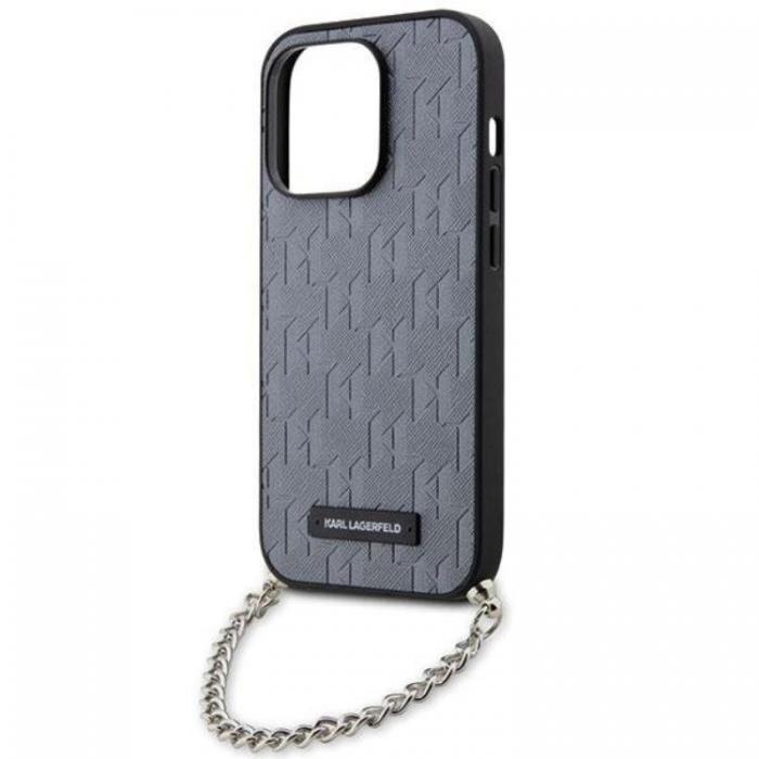 KARL LAGERFELD - KARL LAGERFELD iPhone 14 Pro Mobilskal Monogram Chain