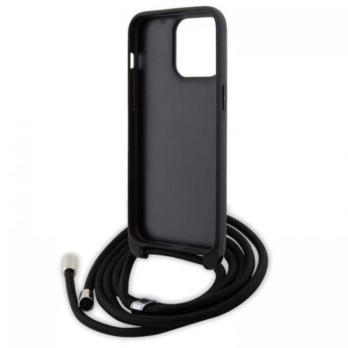 KARL LAGERFELD - KARL LAGERFELD iPhone 15 Pro Halsbandsskal Crossbody Saffiano