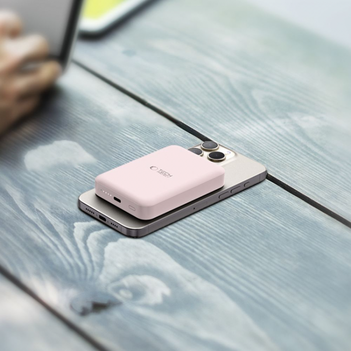 Tech-Protect - Tech-Protect Magsafe Powerbank 10000mAh PB11 LifeMag - Rosa