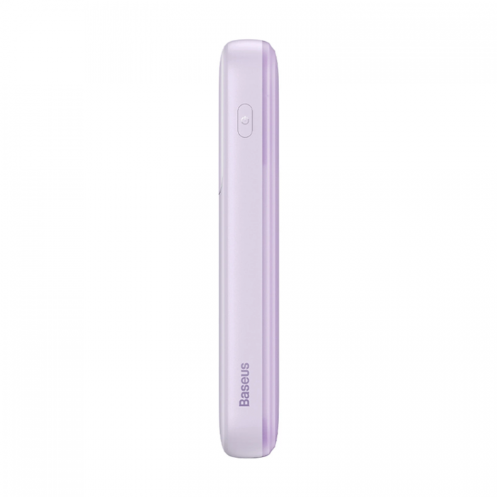 BASEUS - Baseus Powerbank 10000mAh 22.5W Med Kabel Comet - Lila