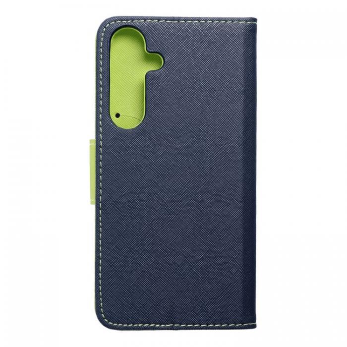 A-One Brand - Galaxy S24 Plus Plnboksfodral Fancy Holster - Lime/Marinbl