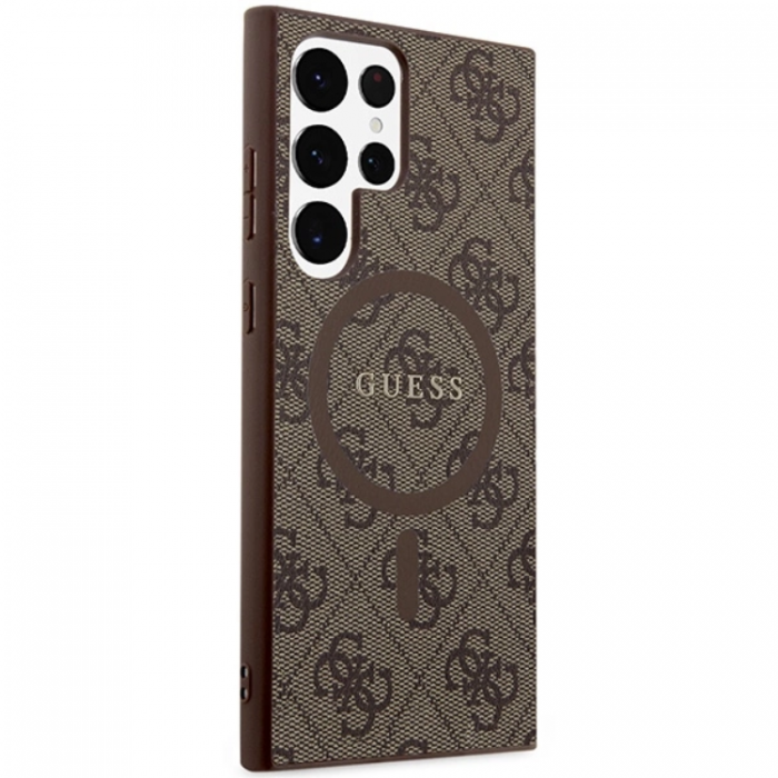 Guess - Guess Galaxy S24 Ultra Mobilskal Magsafe Collection - Brun