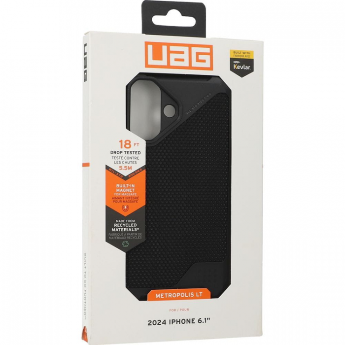 UAG - UAG iPhone 16 Plus Mobilskal MagSafe Metropolis LT - Svart