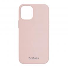 Onsala - Onsala Mobilskal Silikon Sand Pink iPhone 12 Mini