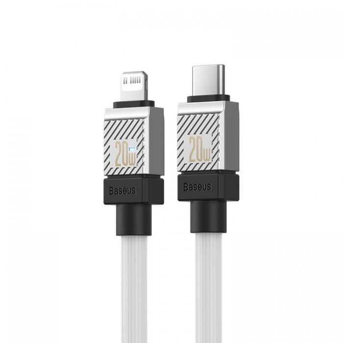 BASEUS - Baseus USB-C Till Lightning Kabel 20W 2m CoolPlay - Vit