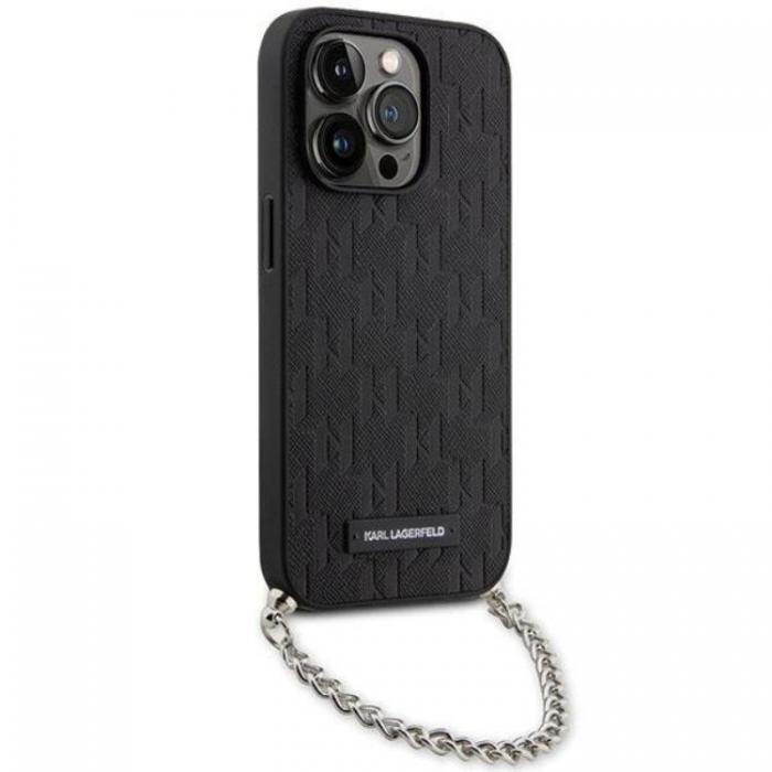 KARL LAGERFELD - KARL LAGERFELD iPhone 14 Pro Max Mobilskal Monogram Chain