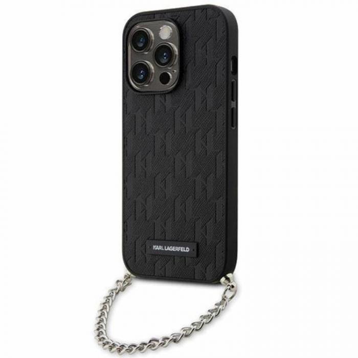 KARL LAGERFELD - KARL LAGERFELD iPhone 14 Pro Mobilskal Monogram Chain