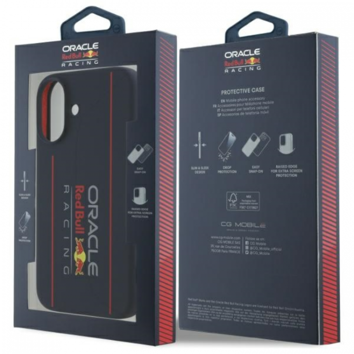 Red Bull - Red Bull iPhone 16 Mobilskal MagSafe Silikon Vertical Logo