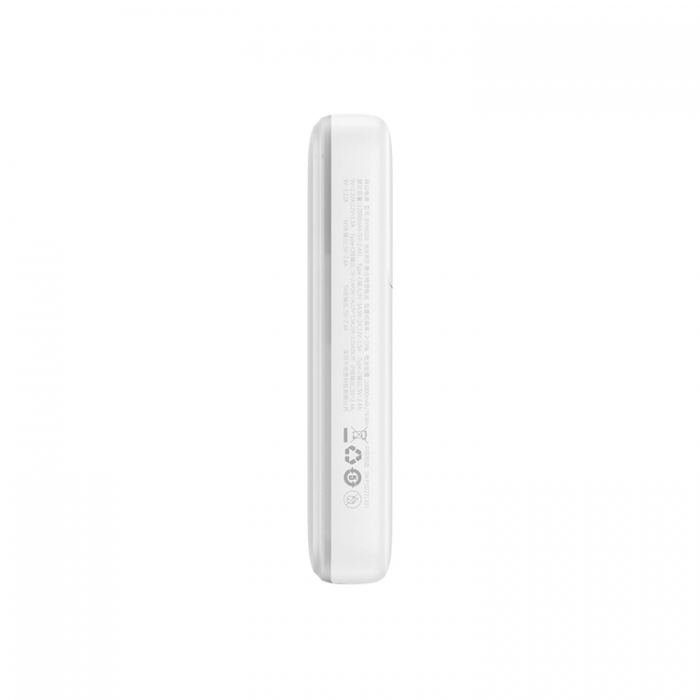 BASEUS - Baseus Powerbank med display 20000mAh 22.5W Comet Series - Vit