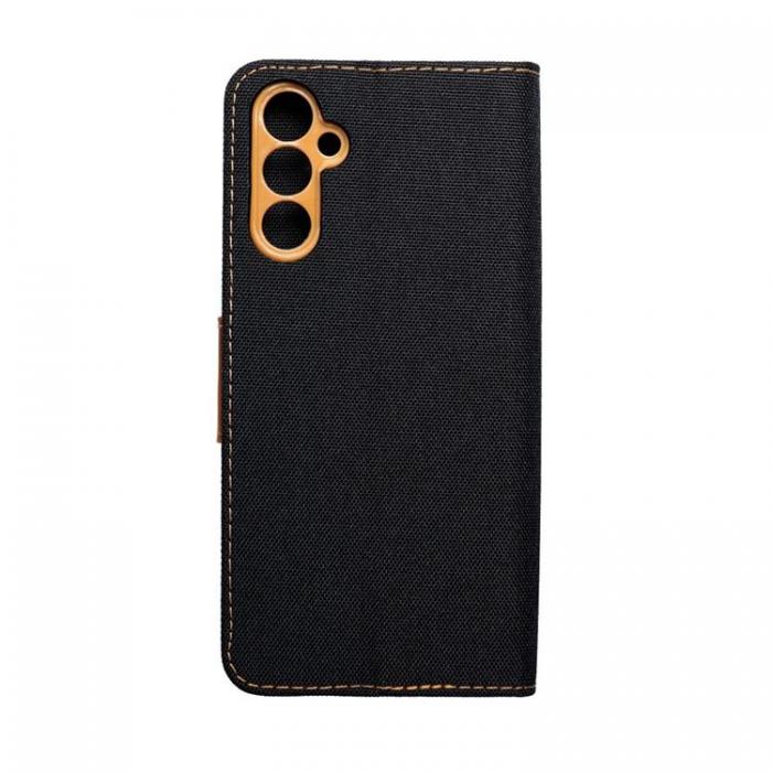 A-One Brand - CANVAS Plnboksfodral Fr Galaxy A54 5G - Svart