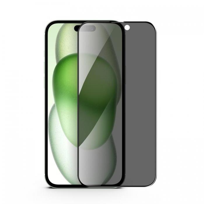 Boom of Sweden - LIVSTIDSGARANTI - BOOM iPhone 16 Privacy Hrdat Glas Skrmskydd 2st