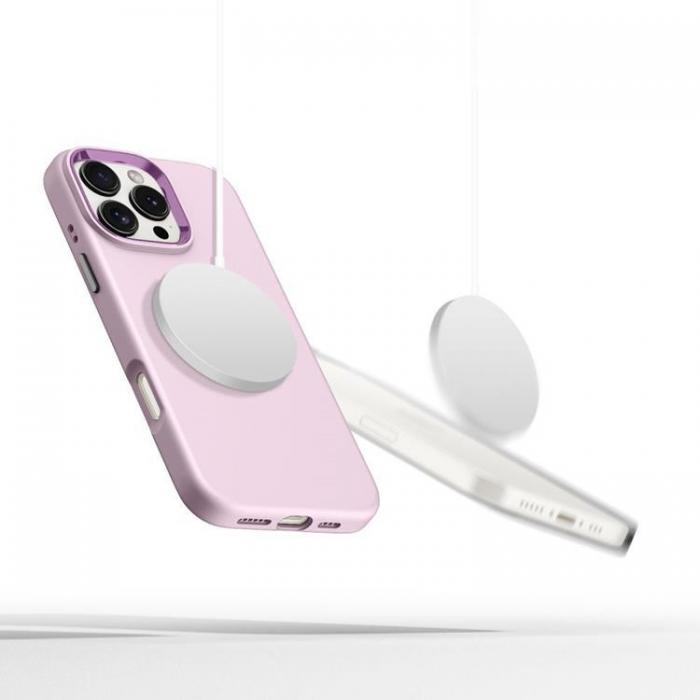 Tech-Protect - Tech-Protect iPhone 16 Pro Max Mobilskal Magsafe Pure Silikon - Rosa