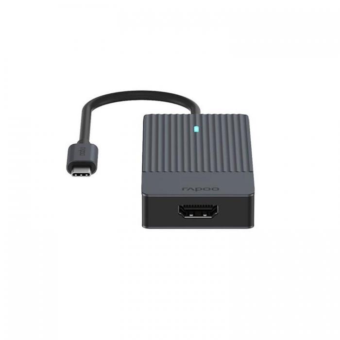 Rapoo - RAPOO Multiport UCM-2001 4-in-1 USB-C Adapter