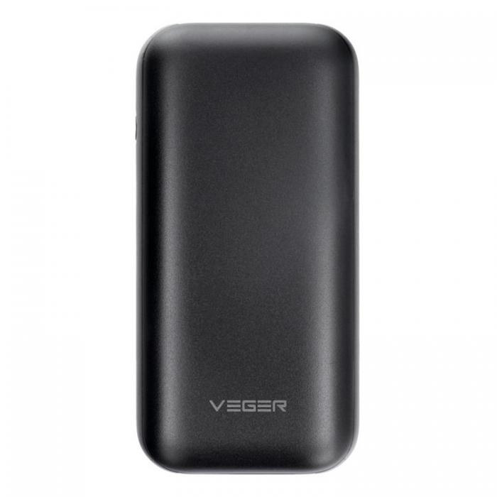 Veger - VEGER Powerbank 10000 mAh PD QC 3.0 3A 20W S10 - Svart