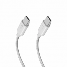 SBS - SBS 2 x USB-C Kabel 2m 60W med Power Delivery - Grå