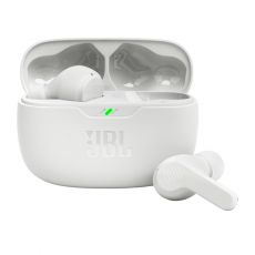 JBL - JBL In-Ear Hörlurar Trådlösa Bluetooth 5.2 IP54 IPX2 Wave Beam - Vit