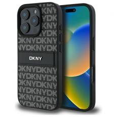 DKNY - DKNY iPhone 16 Pro Max Mobilskal Texture Tonal Stripe - Svart