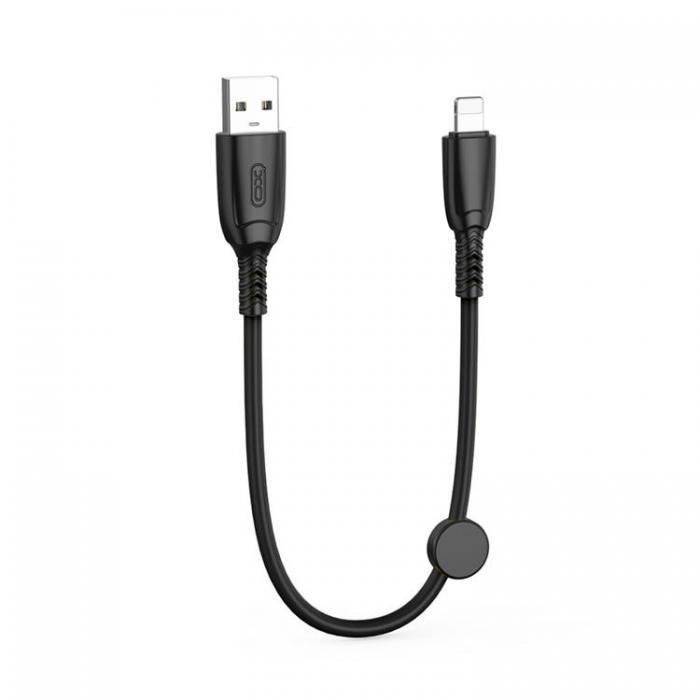 XO - XO USB Till Lightning 0.25m Kabel 6A NB247 - Svart