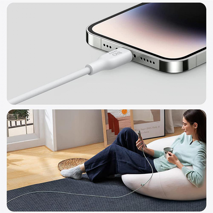 Anker - Anker USB-C till Lightning kabel 0.9m - Svart