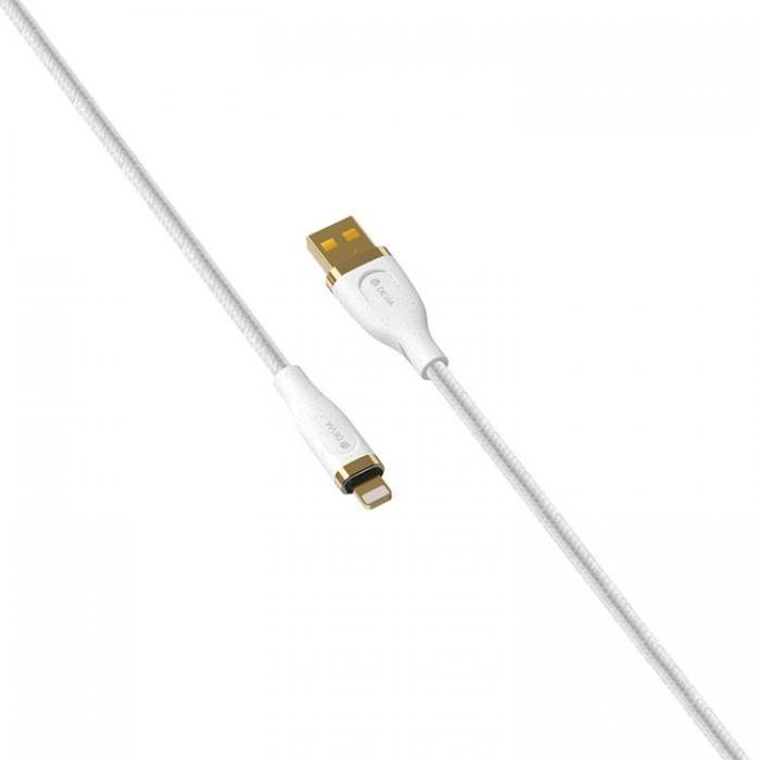 Devia - Devia USB Till Lightning 1.5m Kabel 2.4A Star EC417 - Vit