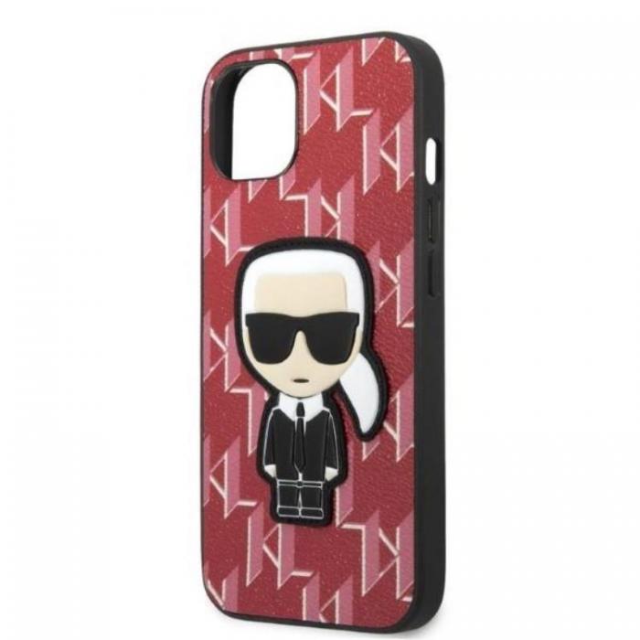 KARL LAGERFELD - Karl Lagerfeld iPhone 13 Skal Monogram Ikonik Patch - Rd