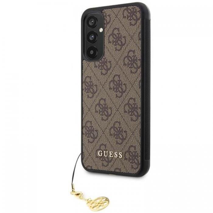 Guess - Guess Galaxy A34 5G Mobilskal Charms Collection - Brun