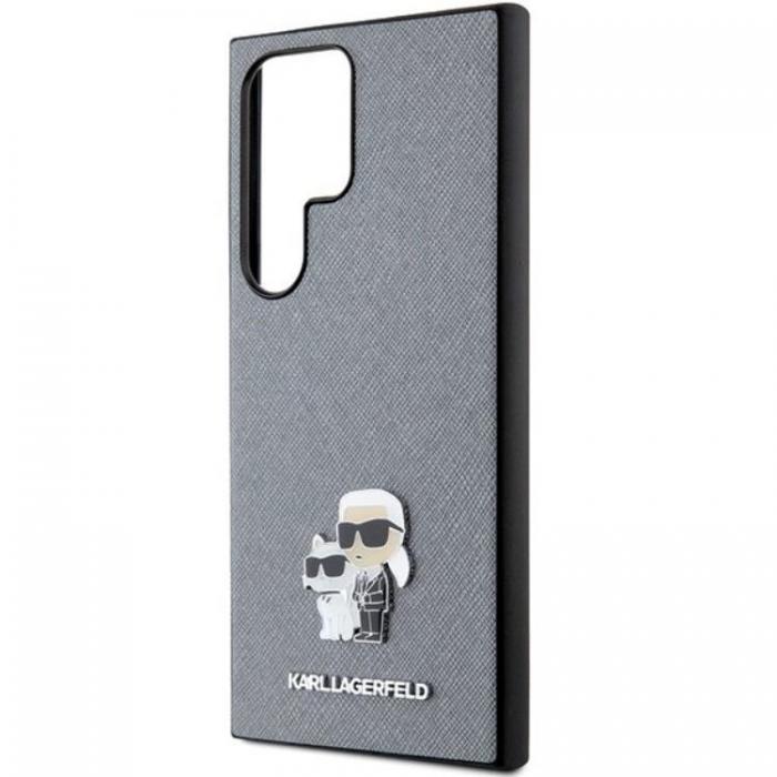 KARL LAGERFELD - Karl Lagerfeld Galaxy S24 Ultra Mobilskal Saffiano Metal Pin