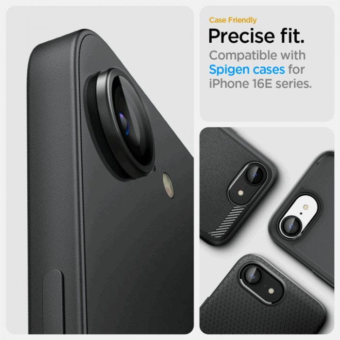 Spigen - Spigen [2-Pack] iPhone 16e Kameralinsskydd Hrdat Glas 