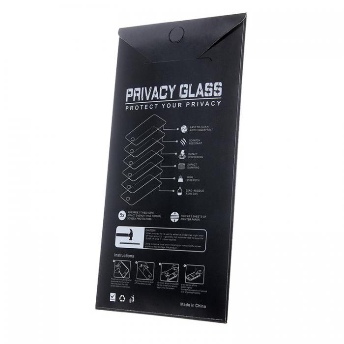 A-One Brand - Galaxy S25 Hrdat Glas Skrmskydd Privacy - Svart