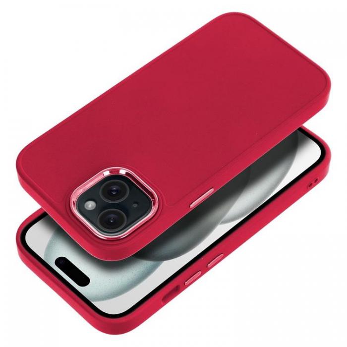 A-One Brand - iPhone 15 Mobilskal Frame - Magenta